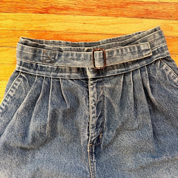 Yves St Marc High-waisted tapered “paperbag” jeans - Picture 3 of 12